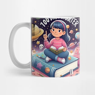 100 Days Smarter 100th Day of School Astronaut Space Mug